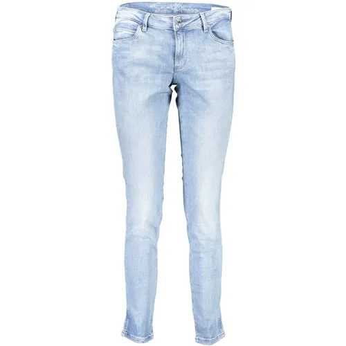 Chic Skinny Mid-Rise Jeans , female, Sizes: W29 L30, W25 L30, W27 L30, W24 L30, W26 L30 - Guess - Modalova