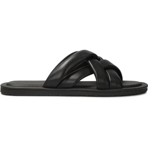 Leder-Sandalen mit weichen Riemen , Herren, Größe: 39 EU - Kazar - Modalova