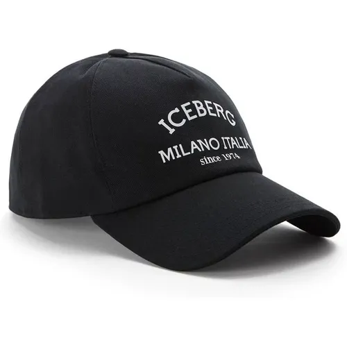 Cotton Baseball Cap , unisex, Sizes: ONE SIZE - Iceberg - Modalova