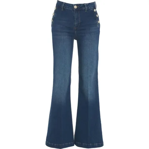 Flared Jeans for Women , female, Sizes: W29, W27, W31, W32 - Liu Jo - Modalova