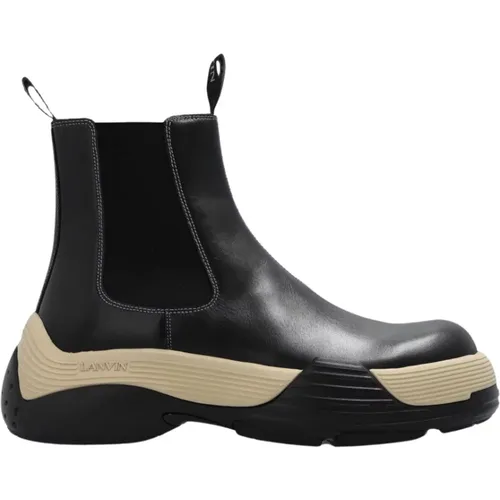 Chelsea boots with logo , male, Sizes: 11 UK, 10 UK, 7 UK, 9 UK, 6 UK, 8 UK - Lanvin - Modalova