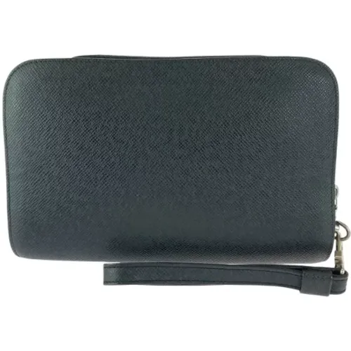 Pre-owned Leder clutches , Damen, Größe: ONE Size - Louis Vuitton Vintage - Modalova