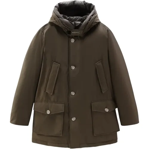 Arctic Adventure Anorak , male, Sizes: M, XL - Woolrich - Modalova