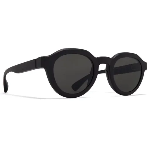 Schwarz/Graue Sonnenbrille , unisex, Größe: 47 MM - Mykita - Modalova