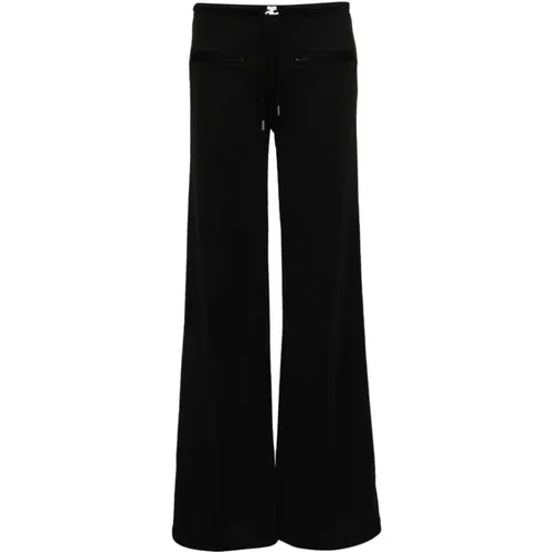 Wide Trousers , female, Sizes: M, XS, S - Courrèges - Modalova