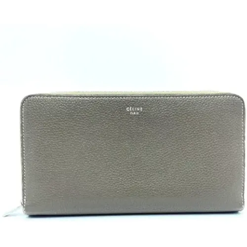 Pre-owned Leather wallets , female, Sizes: ONE SIZE - Celine Vintage - Modalova