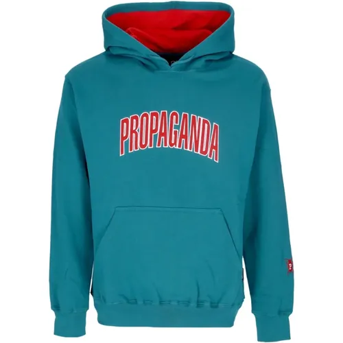 College Hoodie Petrol , Herren, Größe: L - Propaganda - Modalova