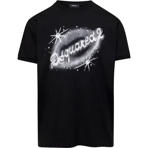 Schwarze Cool Fit Muscle T-shirts und Polos - Dsquared2 - Modalova