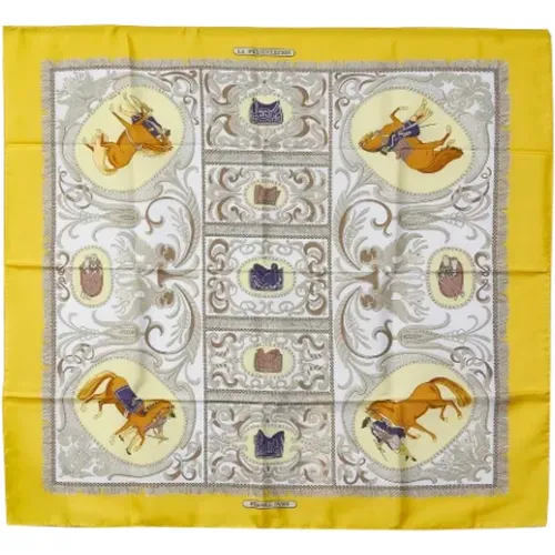 Pre-owned Silk scarves , female, Sizes: ONE SIZE - Hermès Vintage - Modalova