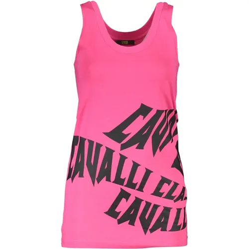 Elegant Tank Top , female, Sizes: XS, L, S, M - Cavalli Class - Modalova