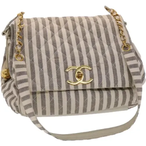 Pre-owned Canvas chanel-bags , female, Sizes: ONE SIZE - Chanel Vintage - Modalova