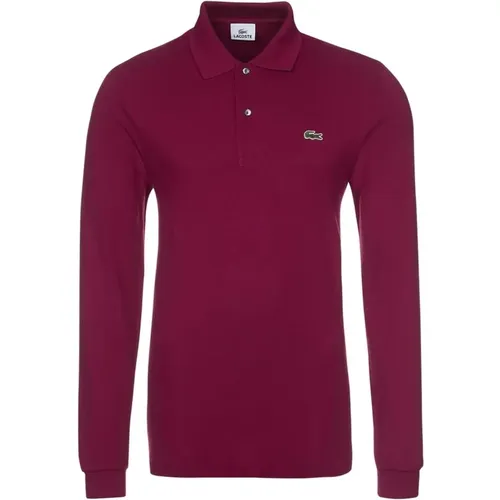 Langarm-Polo , Herren, Größe: XL - Lacoste - Modalova