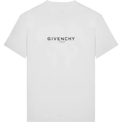 Kurzarm Rundhals T-Shirt , Herren, Größe: L - Givenchy - Modalova