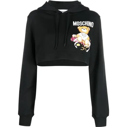 Sweatshirt Women's Fashion , female, Sizes: M - Moschino - Modalova