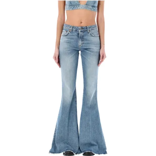 Flared Farrah Jeans , female, Sizes: W26, W28 - Haikure - Modalova