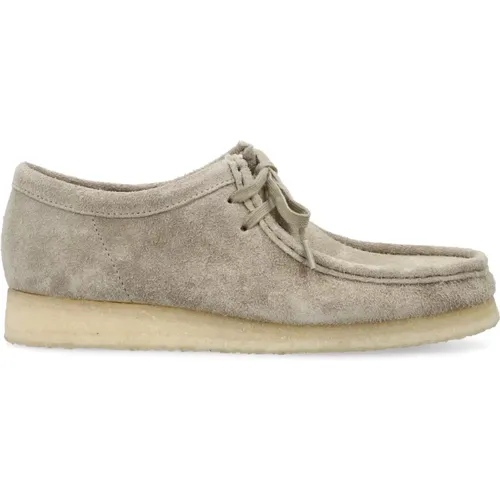 Laced Shoes , male, Sizes: 7 1/2 UK - Clarks - Modalova
