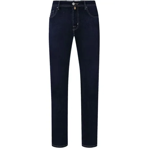 Dunkelblaue Slim Fit Stretch Jeans,Dunkelblaue Slim Fit Jeans - Jacob Cohën - Modalova