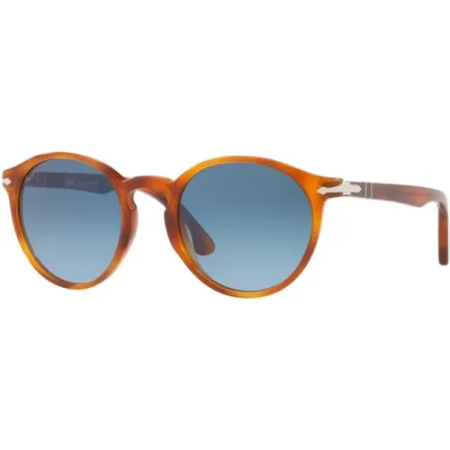 Sonnenbrille,Blau Verlaufende Kunststoff-Sonnenbrille - Persol - Modalova
