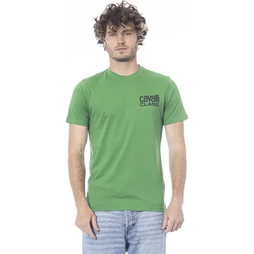 Kleidung T-Shirt , Herren, Größe: M - Cavalli Class - Modalova