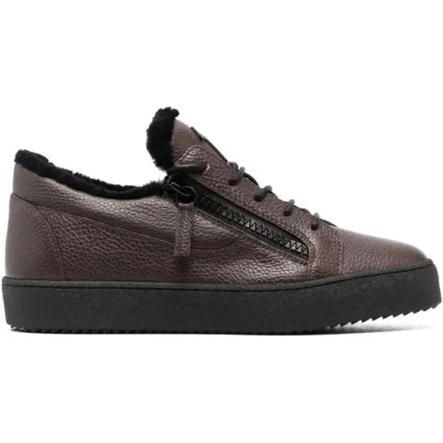 Elegant Closed Flats Sneakers , male, Sizes: 8 UK, 8 1/2 UK, 11 UK, 7 UK, 9 UK, 9 1/2 UK, 10 UK, 12 UK - giuseppe zanotti - Modalova