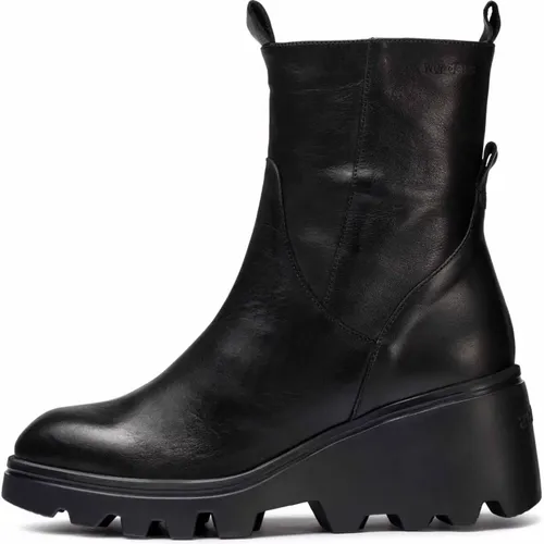 Stiefeletten Leeds Schwarz - Größe: 39, Farbe: Schwarz , Damen, Größe: 37 EU - Wonders - Modalova