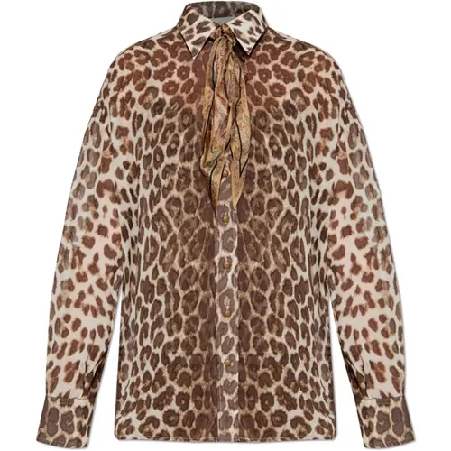 Animal Print Shirt , female, Sizes: L, XS, S - Zimmermann - Modalova