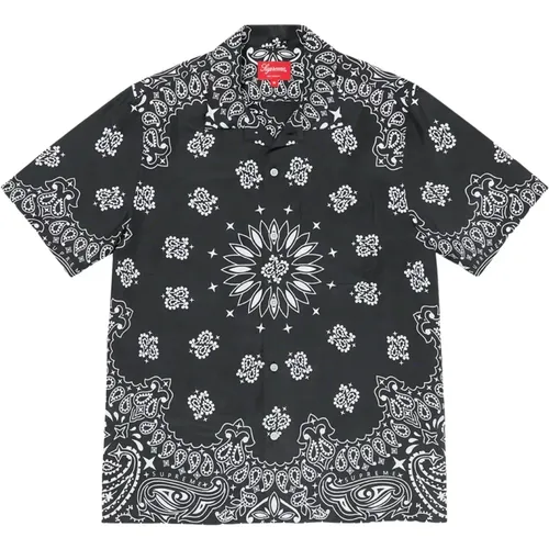 Bandana Silk Shirt Limited Edition , male, Sizes: L, S, M - Supreme - Modalova