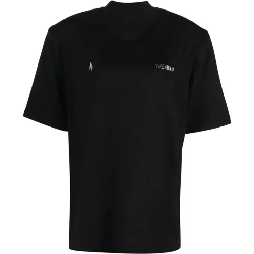 Schwarzes Kilie T-Shirt , Damen, Größe: S - The Attico - Modalova