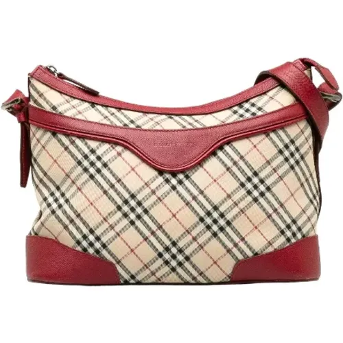 Pre-owned Canvas shoulder-bags , female, Sizes: ONE SIZE - Burberry Vintage - Modalova