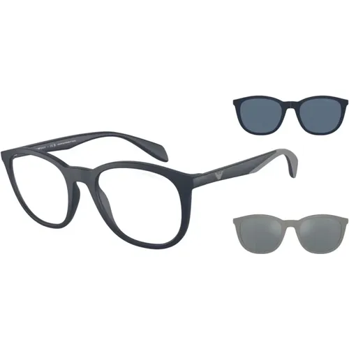 Trendy Sunglasses Collection , male, Sizes: 52 MM - Emporio Armani - Modalova