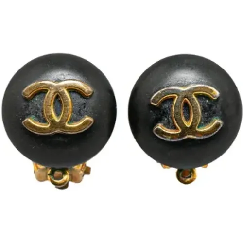 Pre-owned Fabric earrings , female, Sizes: ONE SIZE - Chanel Vintage - Modalova