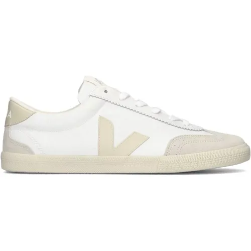 Weiße Volley Sneakers Herren , Herren, Größe: 43 EU - Veja - Modalova