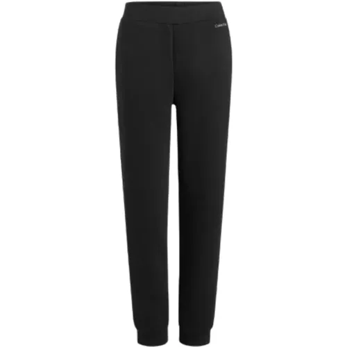 Metallic Micro Logo Jogger Hose , Damen, Größe: XS - Calvin Klein - Modalova