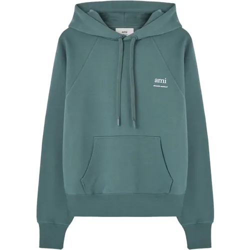 Stilvolle Hoodie Pullover , Herren, Größe: S - Ami Paris - Modalova