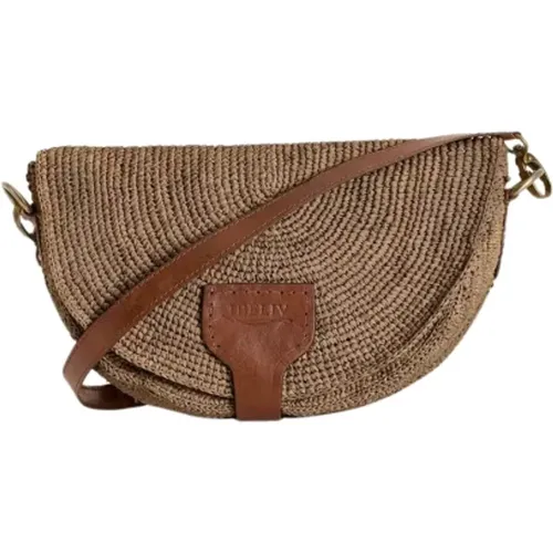 Handgemachte Raffia Häkeltasche , Damen, Größe: ONE Size - Ibeliv - Modalova