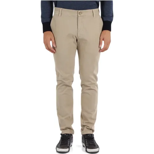 Slim Fit Chino Hose aus Stretch-Baumwolle , Herren, Größe: W34 - Jeckerson - Modalova