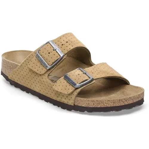 Arizona Leder Sandalen , Herren, Größe: 38 EU - Birkenstock - Modalova