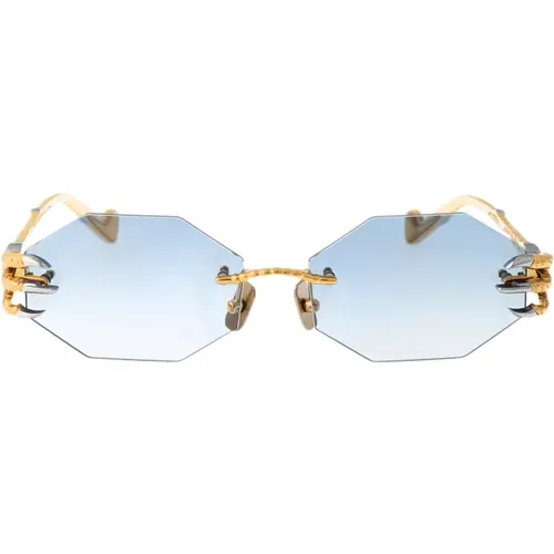 Octagonal Claw Nest Sunglasses , female, Sizes: ONE SIZE - Anna Karin Karlsson - Modalova