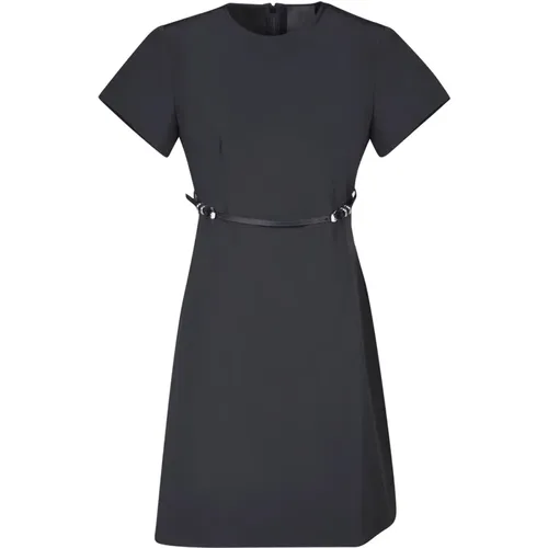 Cotton Dress with Voyou Details , female, Sizes: M, S - Givenchy - Modalova