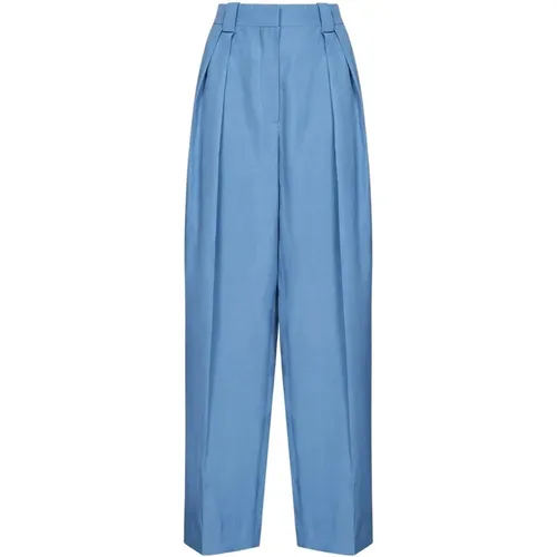 High-Waist Tailored Trousers , female, Sizes: XS - Stella Mccartney - Modalova