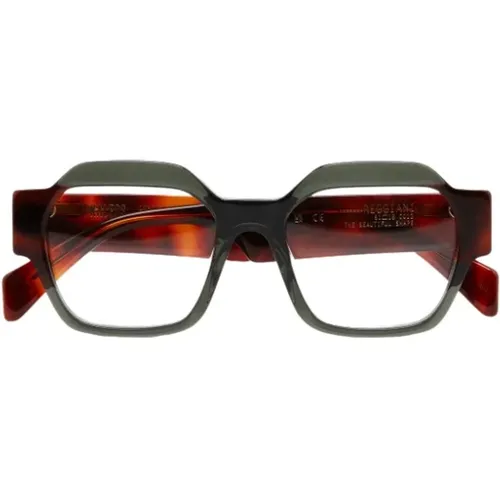 Reggiani Oversized Quadratische Brille , Herren, Größe: ONE Size - Kaleos - Modalova
