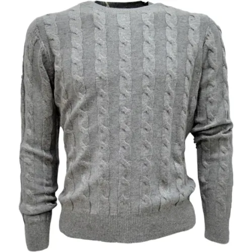 Männer flechten Pullover , Herren, Größe: 3XL - Cashmere Company - Modalova