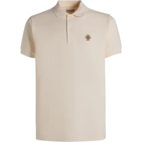 Besticktes Logo-Poloshirt , Herren, Größe: S - Bally - Modalova