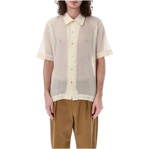Window Pane Short Sleeve Shirt , male, Sizes: XL, M, L - Séfr - Modalova