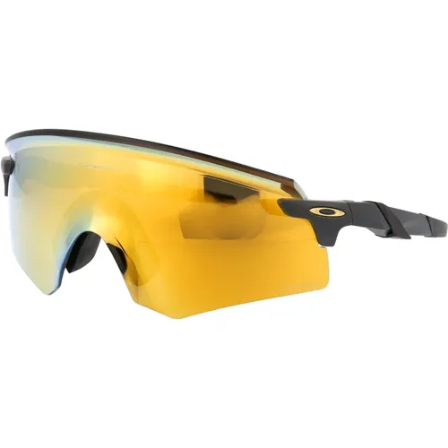 Stylish Sunglasses with Encoder Technology , male, Sizes: 36 MM - Oakley - Modalova