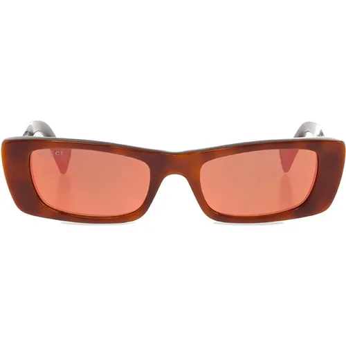 Rectangular Sunglasses for Women , female, Sizes: ONE SIZE - Gucci - Modalova