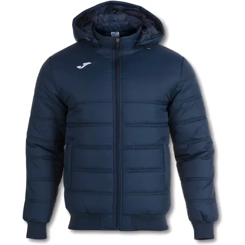 Blaue Bomberjacke mit Abnehmbarer Kapuze , Herren, Größe: XL - Joma - Modalova