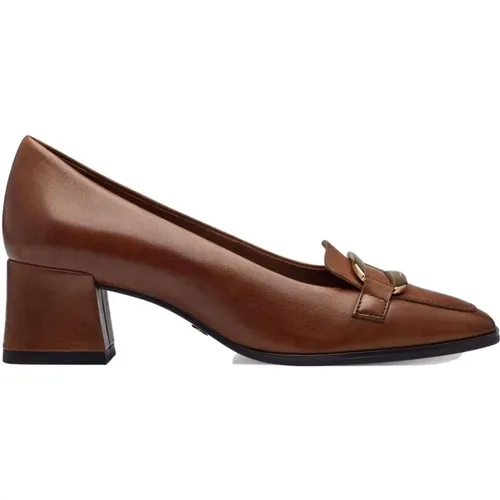 Elegante Geschlossene Braune Pumps , Damen, Größe: 40 EU - tamaris - Modalova