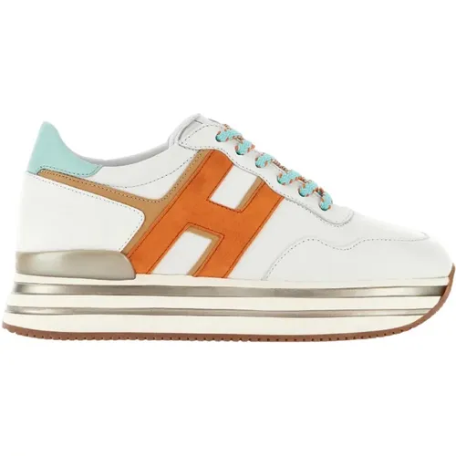 Weiße Sneakers mit Midi H222 , Damen, Größe: 35 EU - Hogan - Modalova