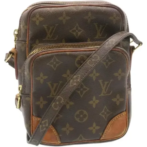 Beige Patent Leather Shoulder Bag , female, Sizes: ONE SIZE - Louis Vuitton Vintage - Modalova
